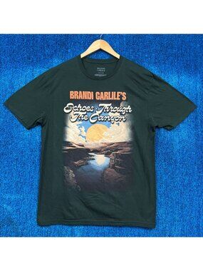 Brandi Carlile Echoes Through The Canyon Green T-Shirt Size XXXL